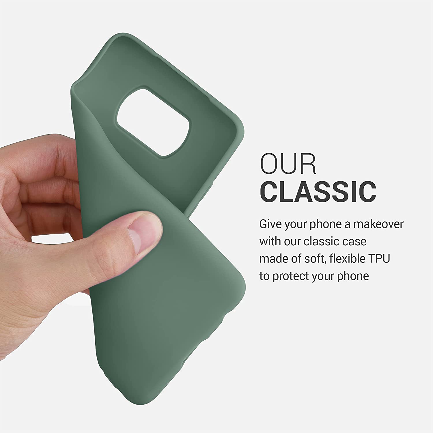 KW Xiaomi Poco X3 NFC / Poco X3 Pro Θήκη Σιλικόνης TPU - Forest Green - 53482.166