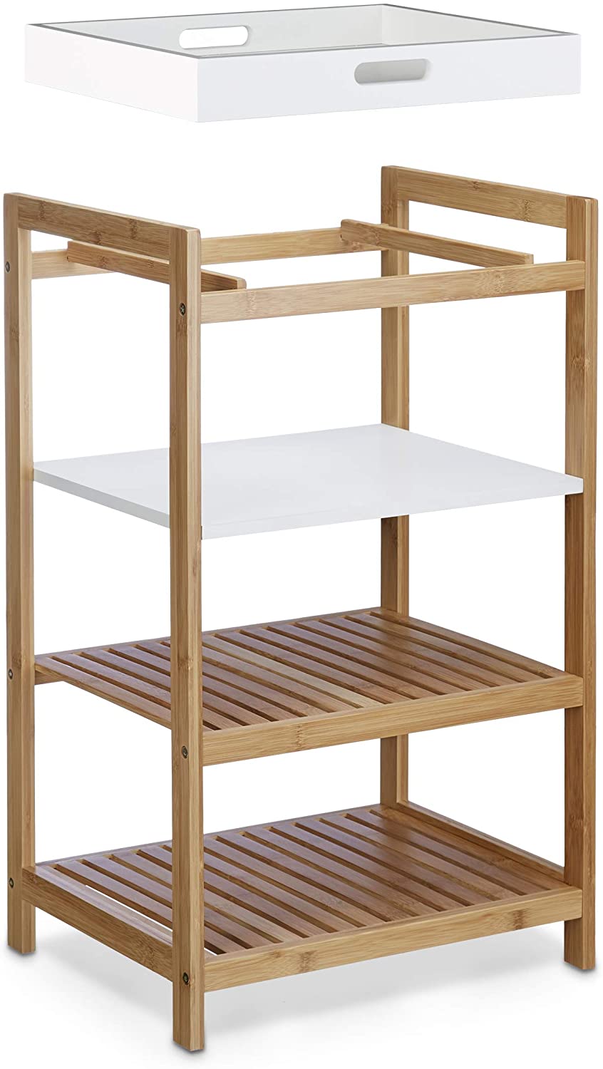 Relaxdays Ράφι Κουζίνας / Μπάνιου - Natural - 4052025202750