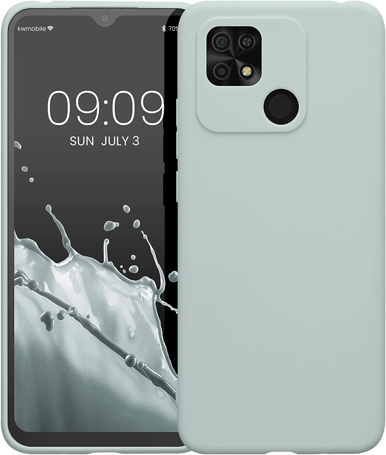 KW Xiaomi Xiaomi Redmi 10C Θήκη Σιλικόνης TPU - Cool Mint - 59231.200