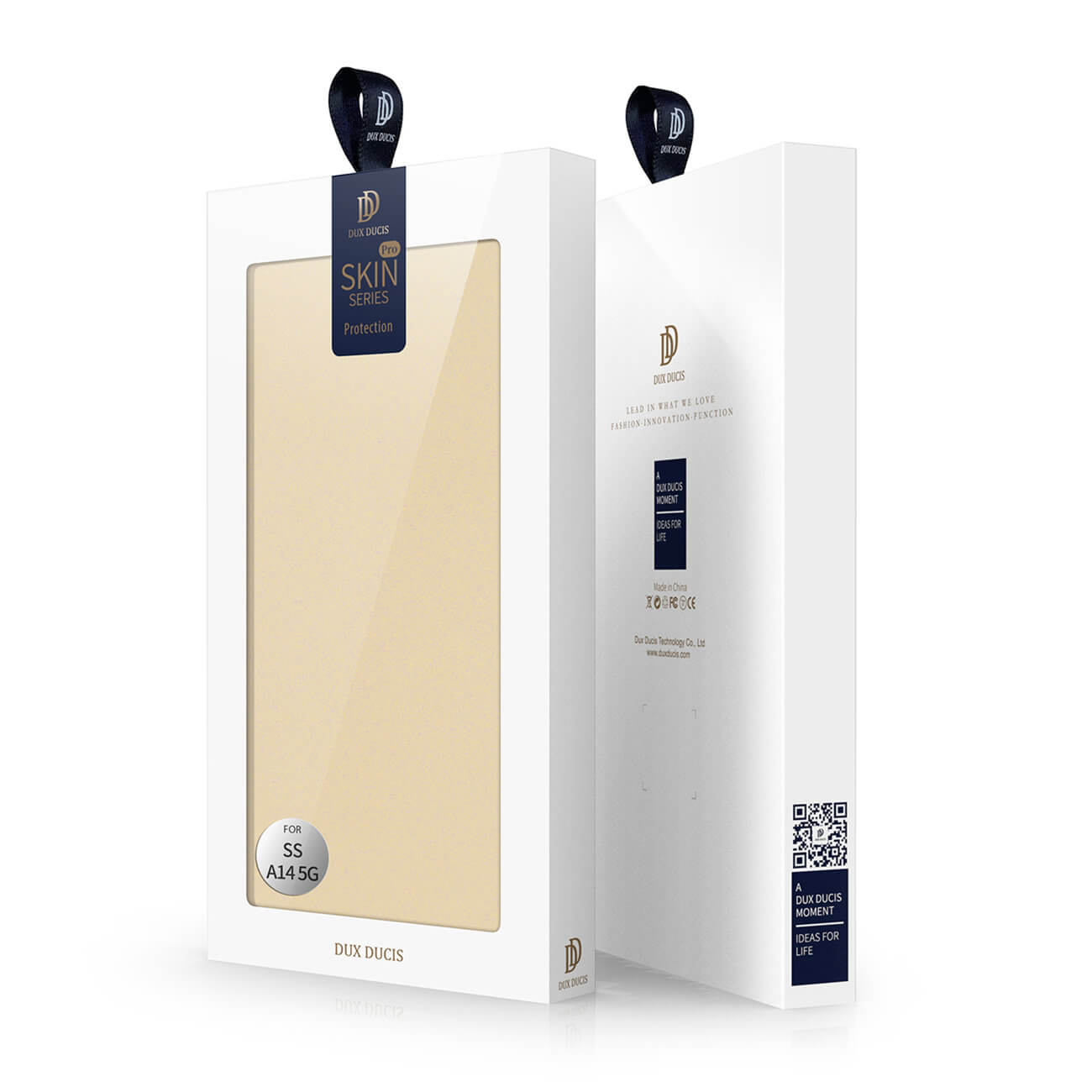 Dux Ducis Samsung Galaxy A14 5G Flip Stand Case Θήκη Βιβλίο - Gold