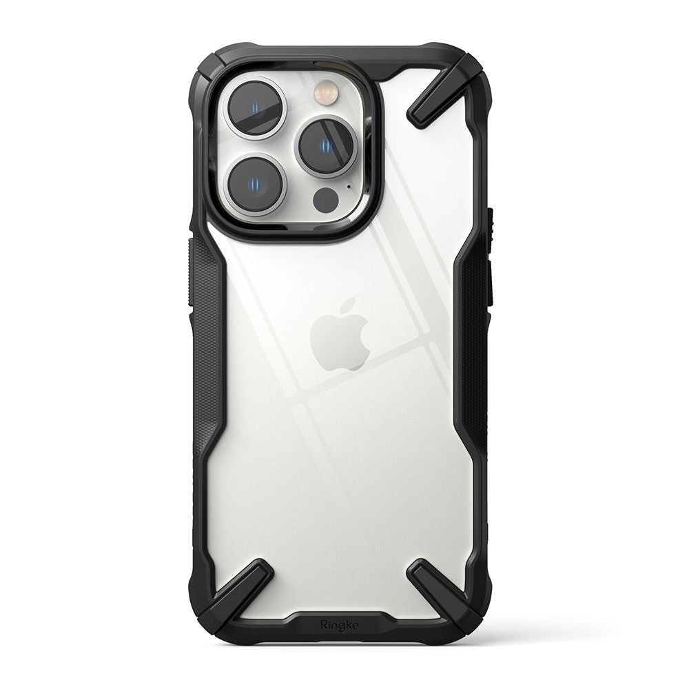 Ringke iPhone 14 Pro Fusion X Σκληρή Θήκη με Πλαίσιο Σιλικόνης - Black - Διάφανη