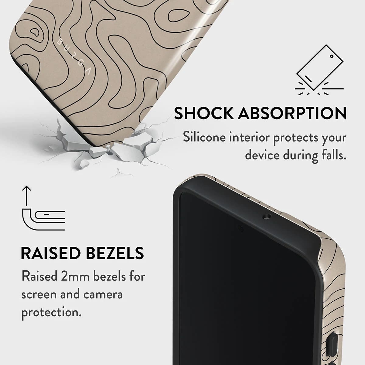 Burga Samsung Galaxy S22 Plus Fashion Tough Σκληρή Θήκη - Wild Terrain