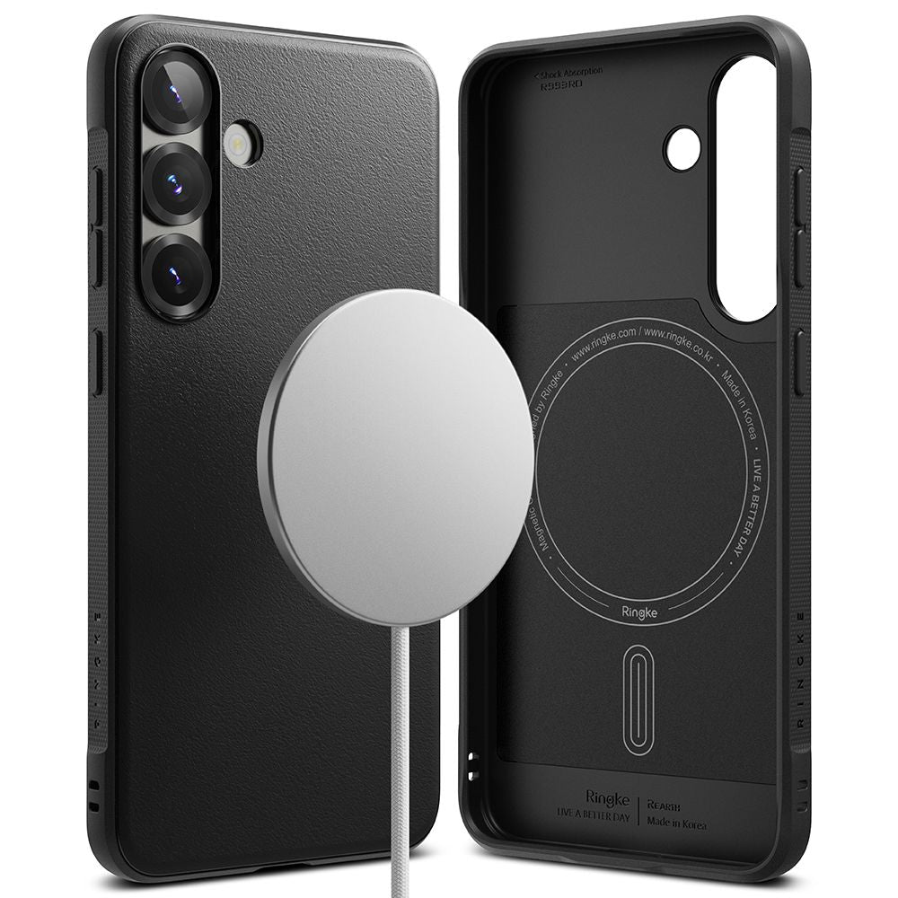 Ringke Samsung Galaxy S25 Onyx Magnetic Θήκη Σιλικόνης με MagSafe - Black