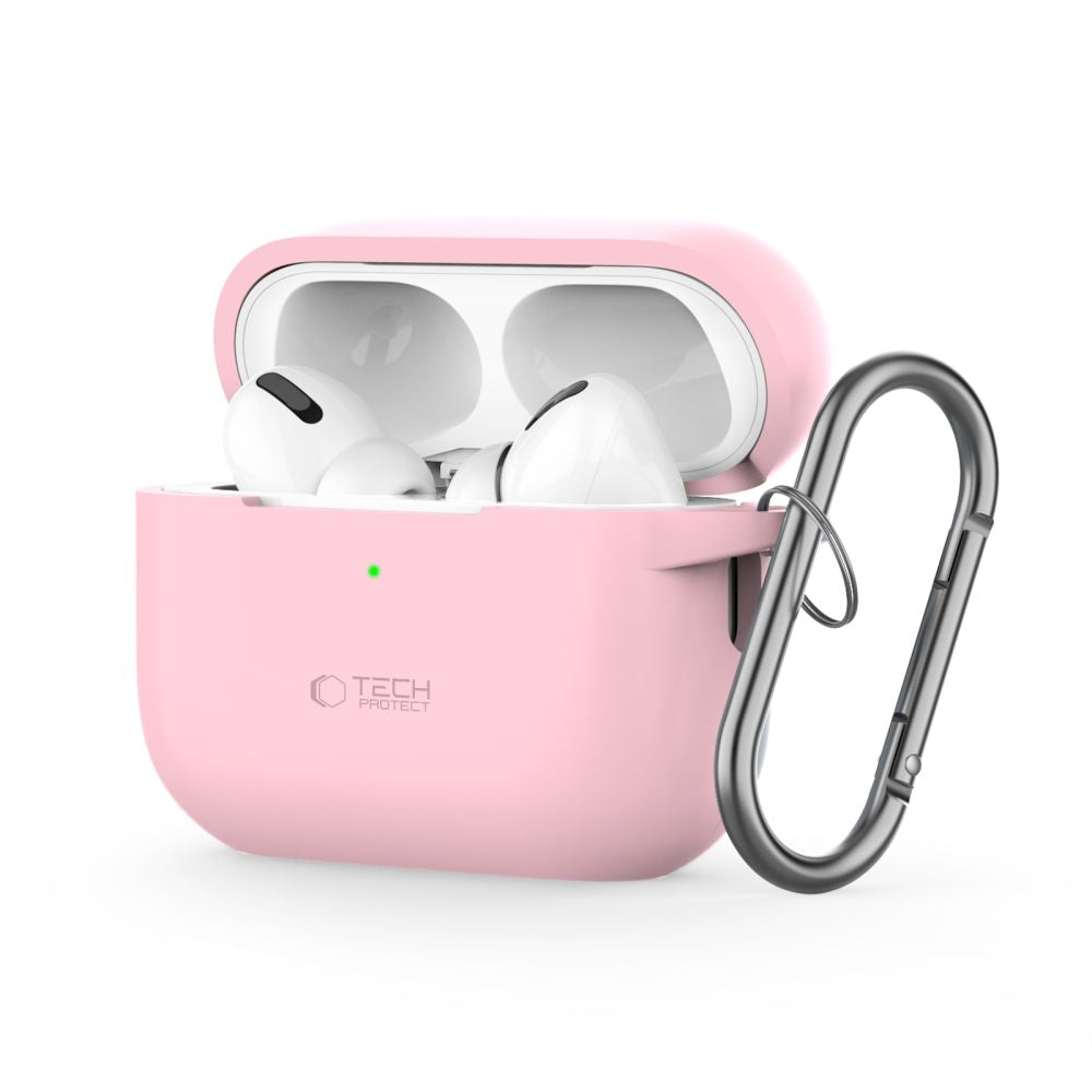 Tech-Protect AirPods Pro 1 / 2 Θήκη Σιλικόνης - Silicone Hook - Dusty Pink
