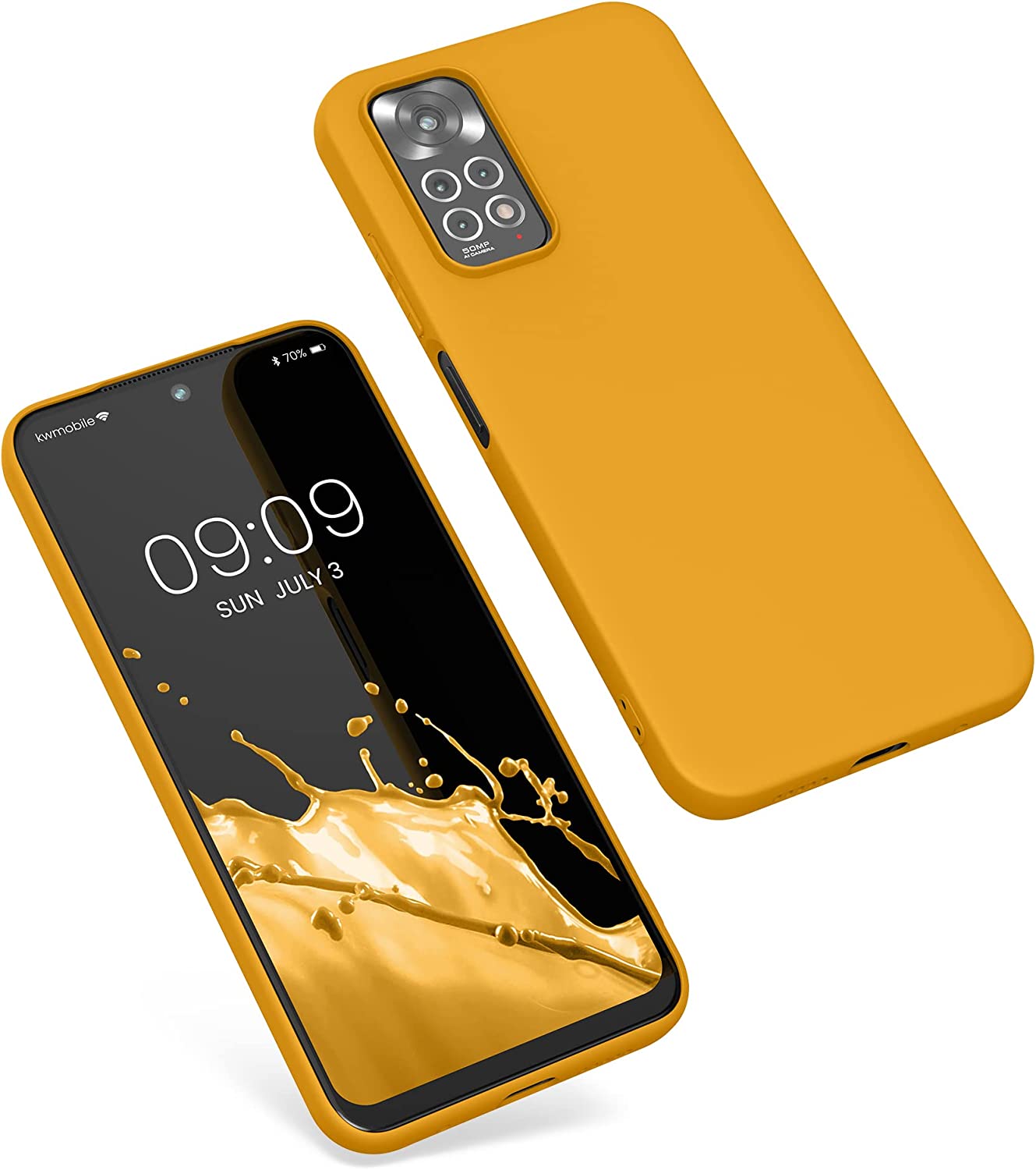 KW Xiaomi Redmi Note 11 / Redmi Note 11S Θήκη Σιλικόνης TPU - Mango - 57368.191