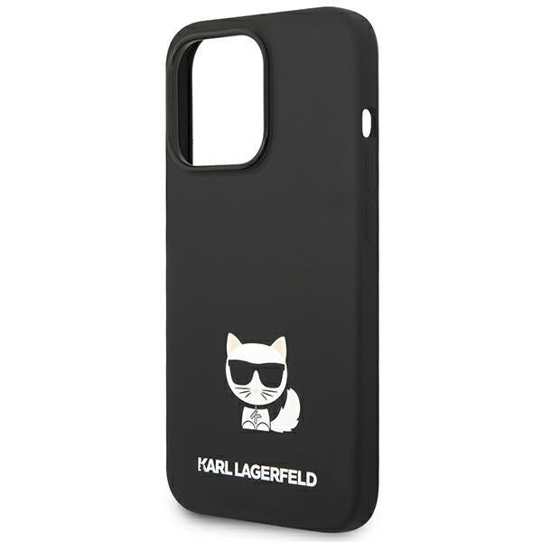 Karl Lagerfeld iPhone 14 Pro Max Silicone Choupette Body Θήκη Σιλικόνης - Black - KLHCP14XSLCTBK