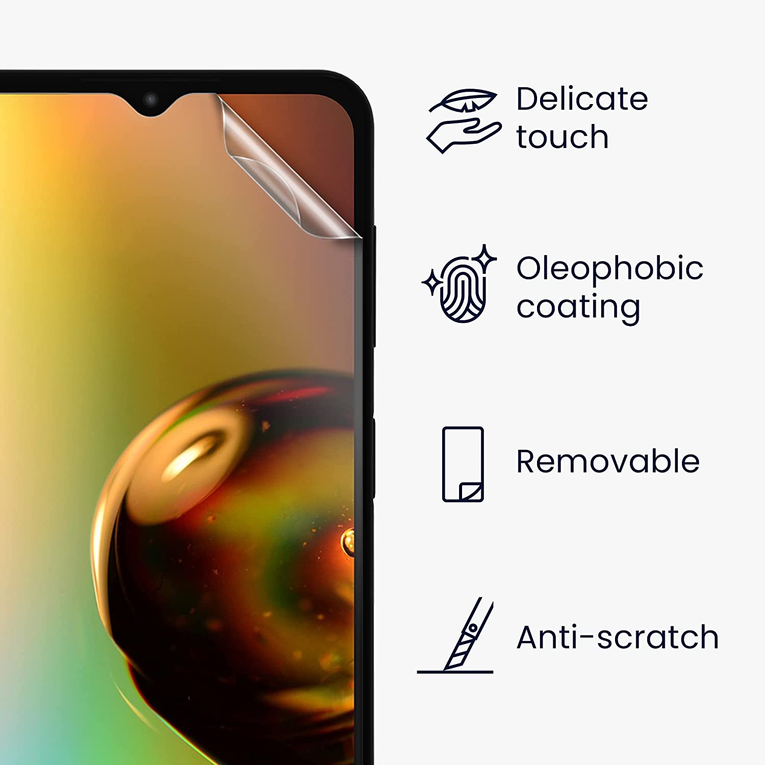 KW Samsung Galaxy A13 5G - 3 Μεμβράνες Προστασίας Οθόνης - Διάφανες - 59365.1