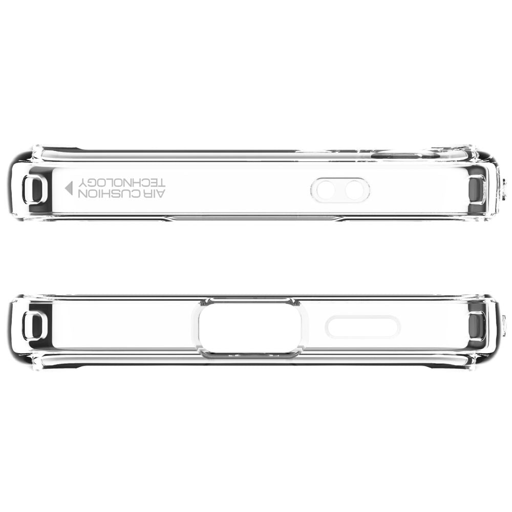 Spigen Samsung Galaxy S24 Crystal Hybrid Mag Σκληρή Θήκη με Πλαίσιο Σιλικόνης Και MagSafe - White