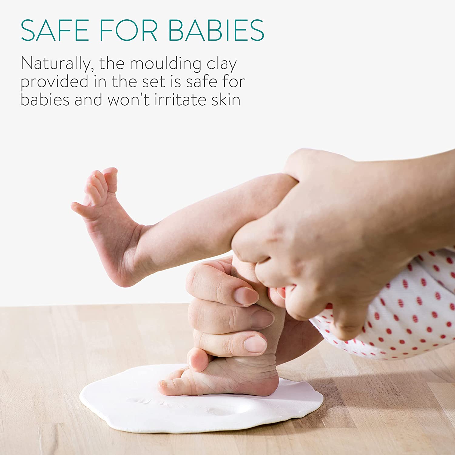 Navaris Κορνίζα από Πηλό για Αποτύπωμα Μωρού - 54248.01