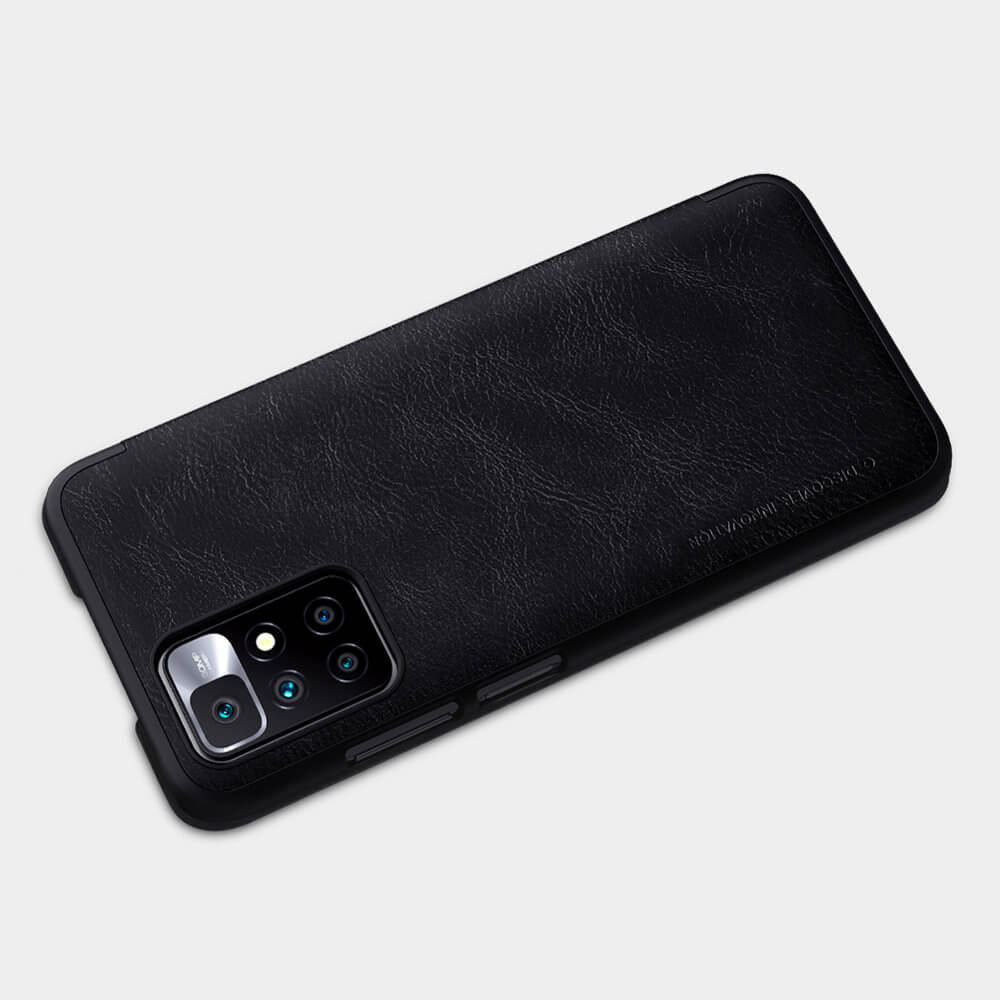 Nillkin Xiaomi Redmi 10 Qin Leather Flip Book Case Θήκη Βιβλίο - Black