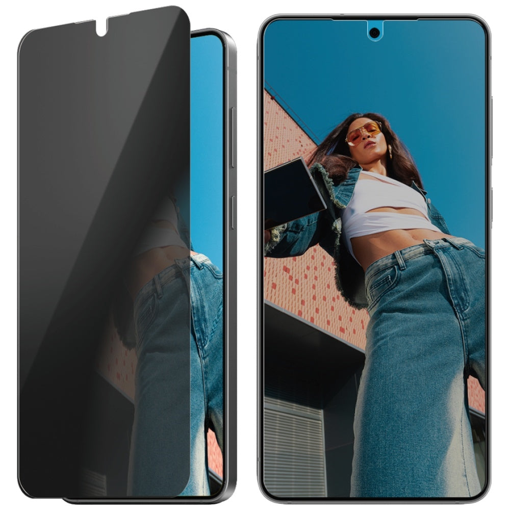 PanzerGlass Samsung Galaxy S25 Edge Privacy Ultra-Wide Fit Full Screen Αντιχαρακτικό Γυαλί Οθόνης - Black