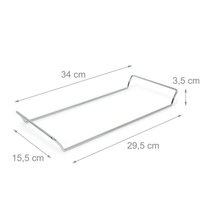 Relaxdays Πέτρα Ψησίματος για Πίτσα με Λαβές - Beige - 4052025193386