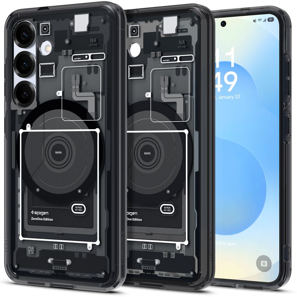 Spigen Samsung Galaxy S25 - Ultra Hybrid Mag - Σκληρή Θήκη με Πλαίσιο Σιλικόνης Και MagSafe - Zero One Black