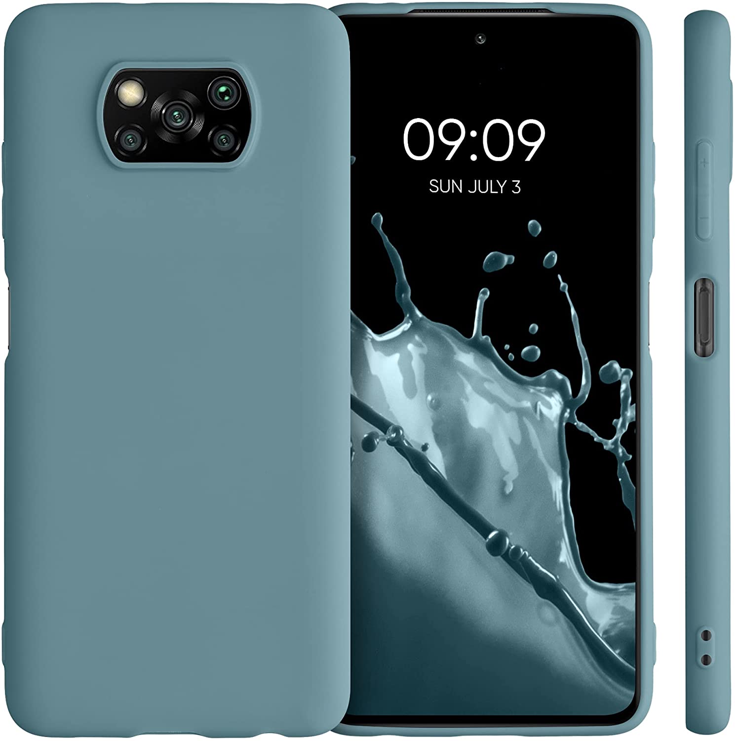 KW Xiaomi Poco X3 NFC / Poco X3 Pro Θήκη Σιλικόνης TPU - Arctic Blue - 53482.207