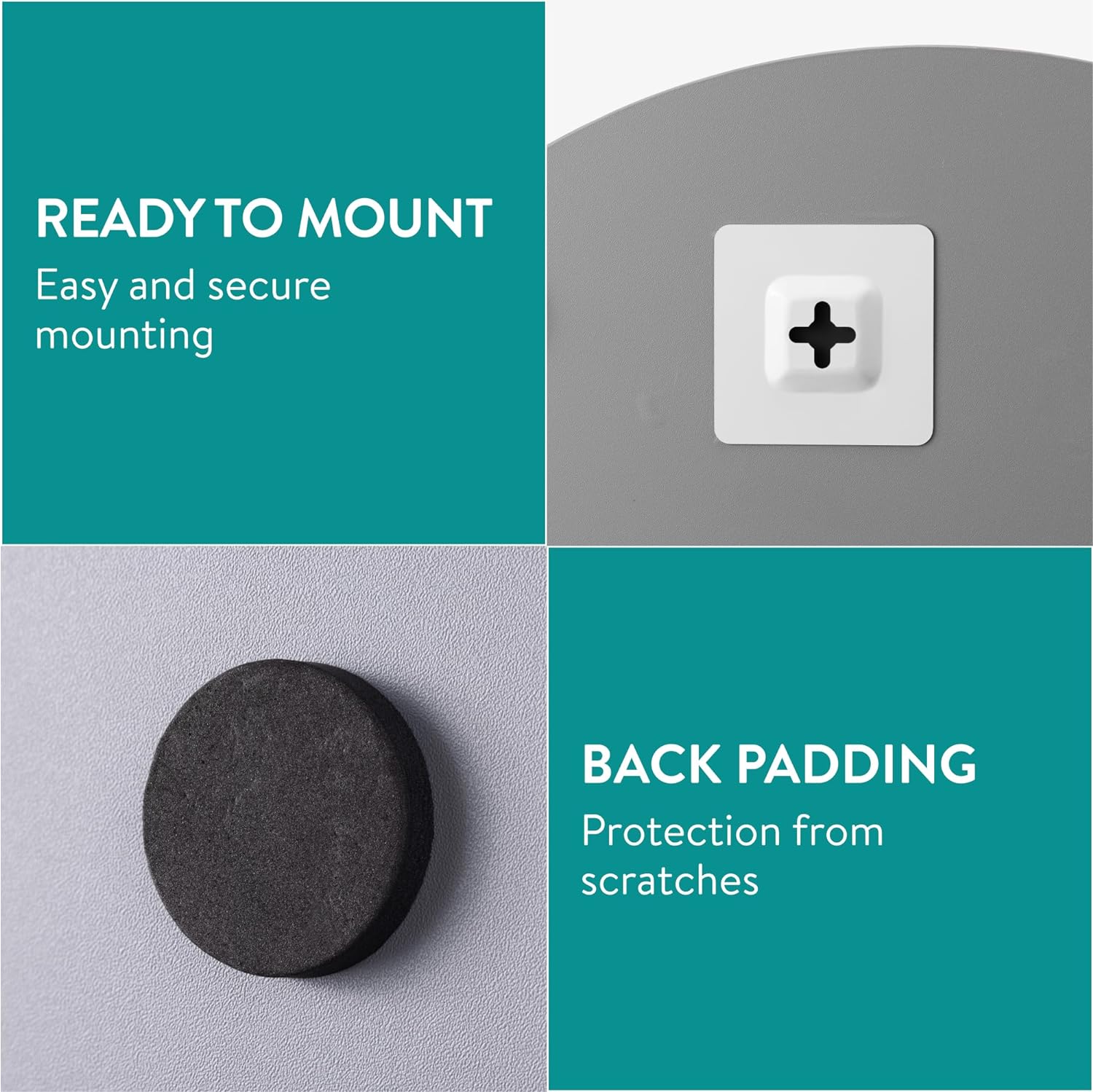 Navaris Καθρέπτης Τοίχου με Ακανόνιστο Σχήμα Χωρίς Πλαίσιο - 75 x 55 cm - Silver - 54705.05