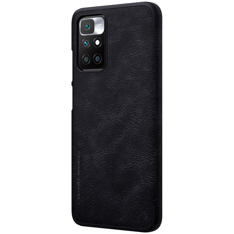 Nillkin Xiaomi Redmi 10 Qin Leather Flip Book Case Θήκη Βιβλίο - Black