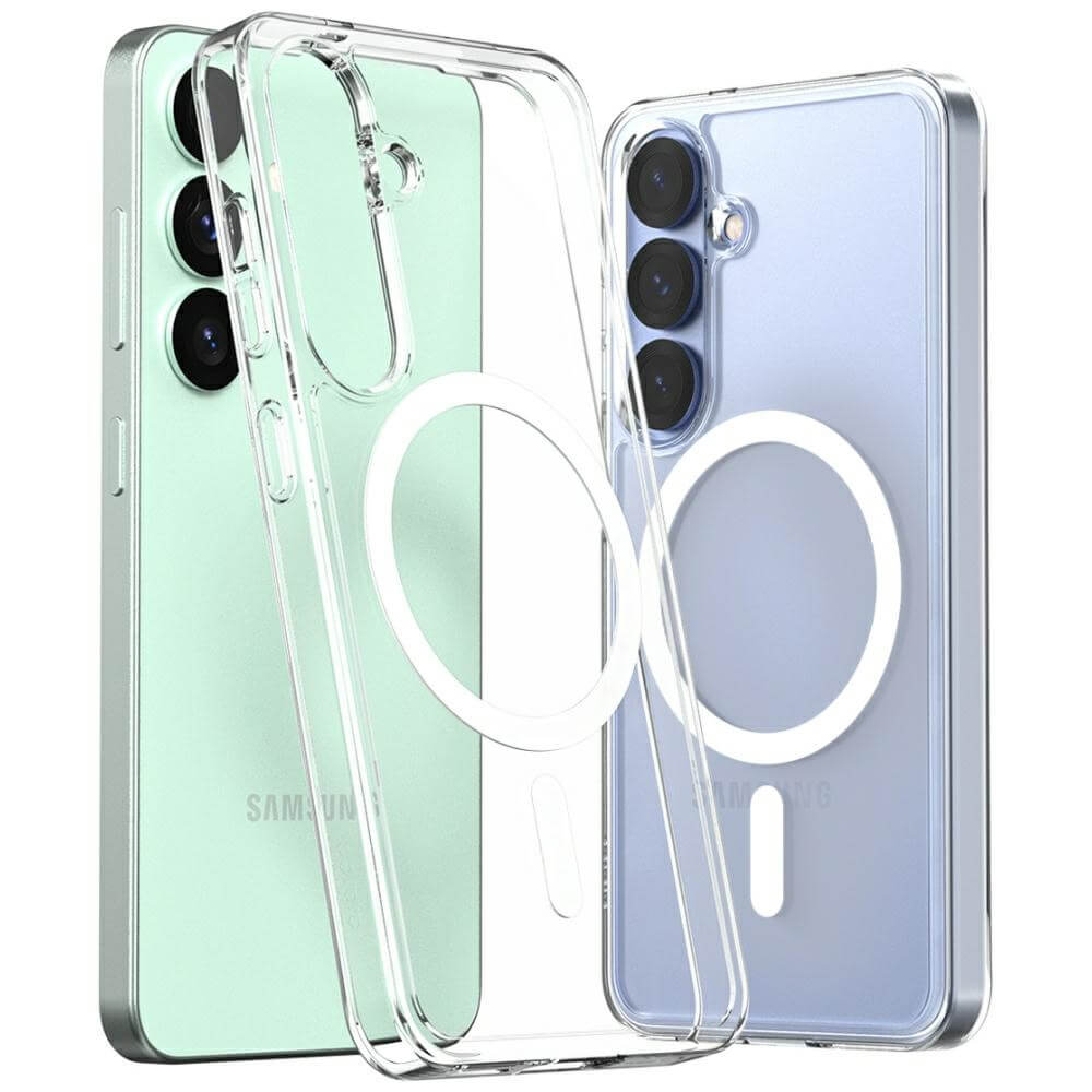 Araree Samsung Galaxy S25 Duple M Σκληρή Θήκη με Πλαίσιο Σιλικόνης και MagSafe - Διάφανη