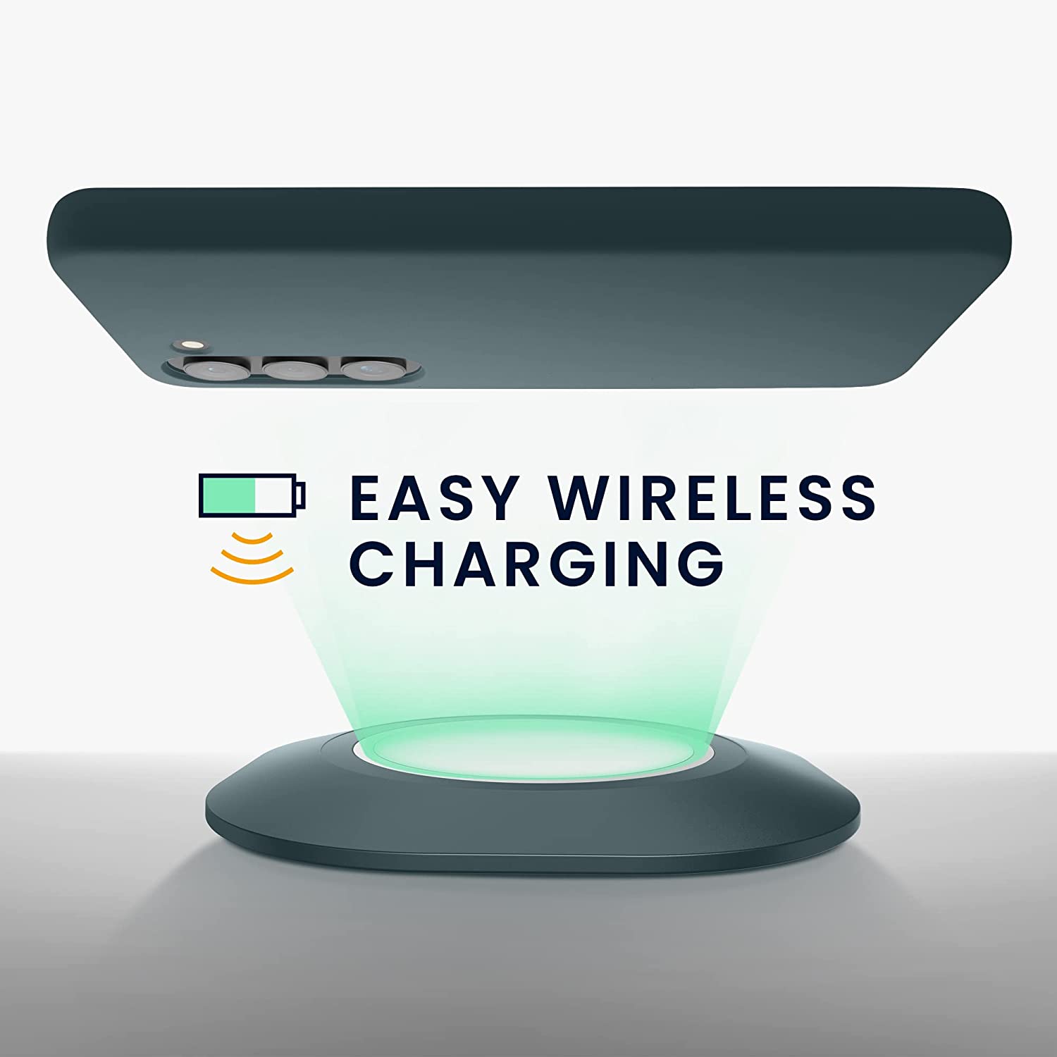 KW Samsung Galaxy S23 Θήκη Σιλικόνης Rubberized TPU - Dark Slate - 60273.202