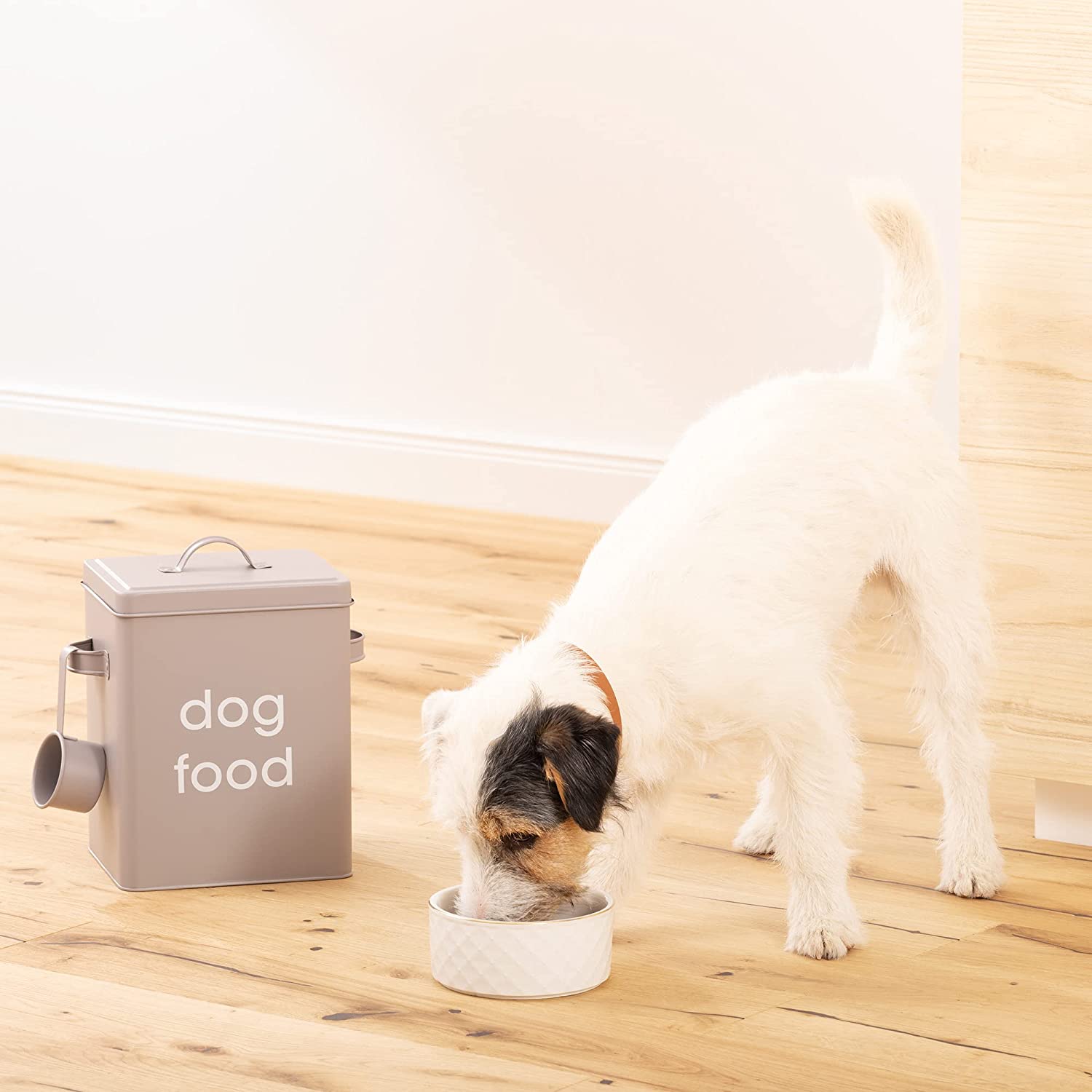 Navaris Δοχείο Αποθήκευσης Φαγητού για Σκύλους - 5.9L - Grey - 57193.19.1