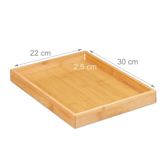 Relaxdays Ξύλο Κοπής Ψωμιού με Συλλέκτη για τα Ψίχουλα - Natural - 4052025274863