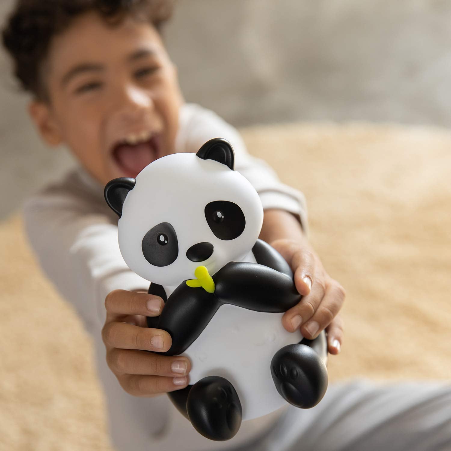 Navaris Night Light for Kids - Φως Νυκτός για Παιδιά - Design Panda - Black / White - 49563.01