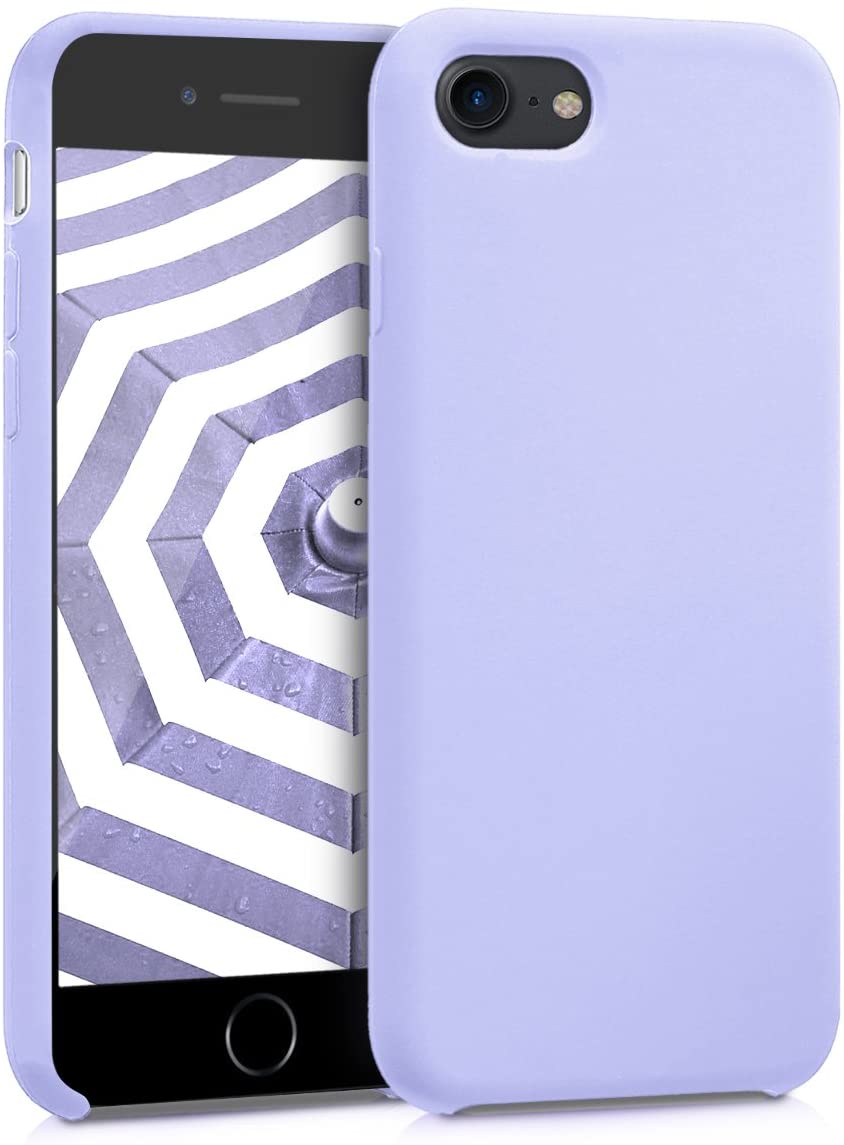 KW iPhone SE 2022 / SE 2020 / 7 / 8 Θήκη Σιλικόνης Rubber TPU - Lavender - 40225.108
