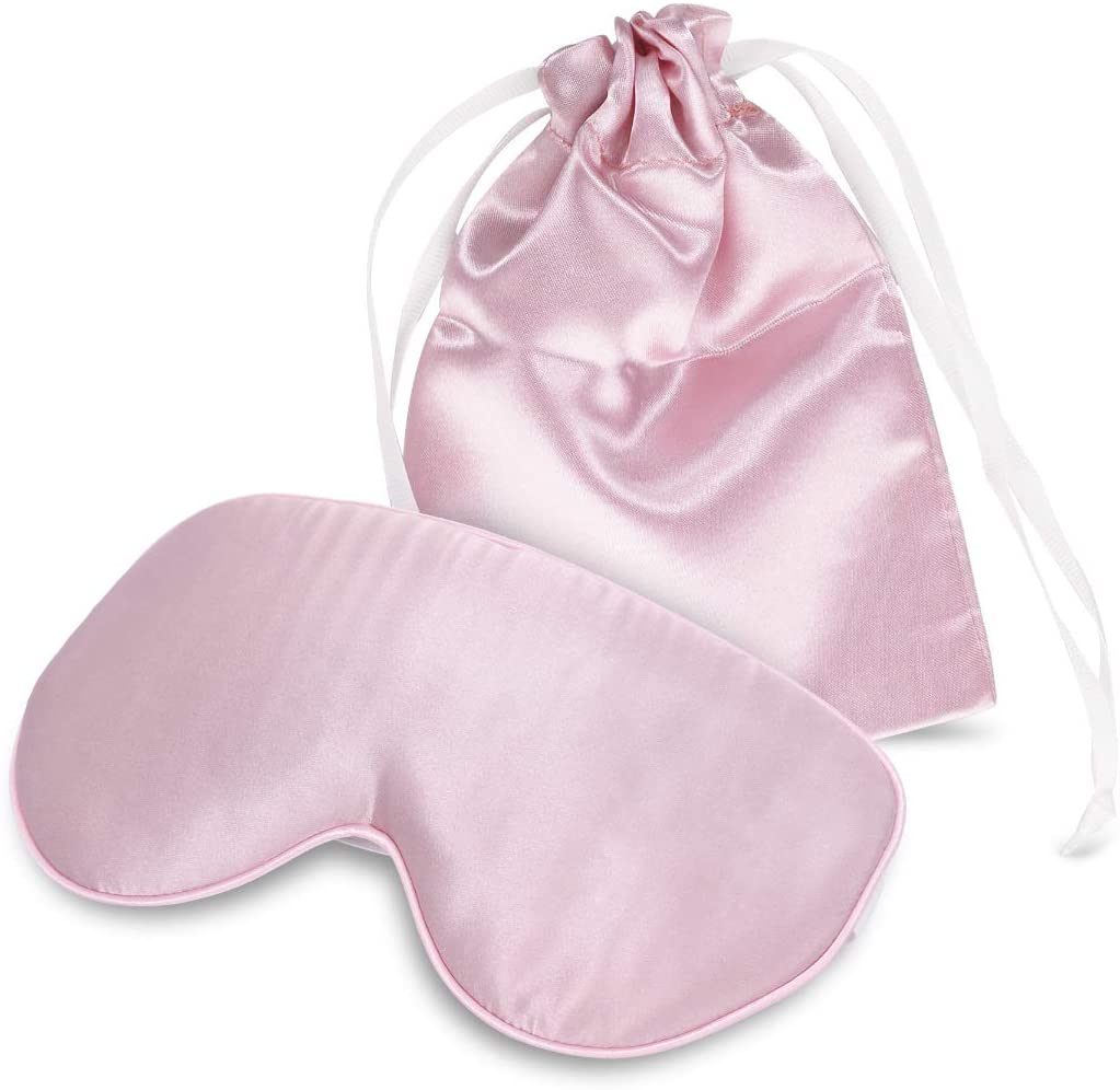Navaris Silk Eye Mask Blindfold - Μάσκα Ύπνου / Ταξιδιού - Pink - 48509.02