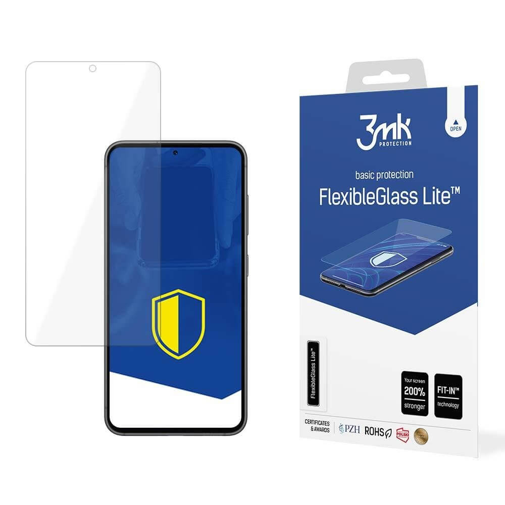 3MK Samsung Galaxy S23 Plus FlexibleGlass Lite 0.16mm 6H Tempered Glass Αντιχαρακτικό Γυαλί Οθόνης - Clear