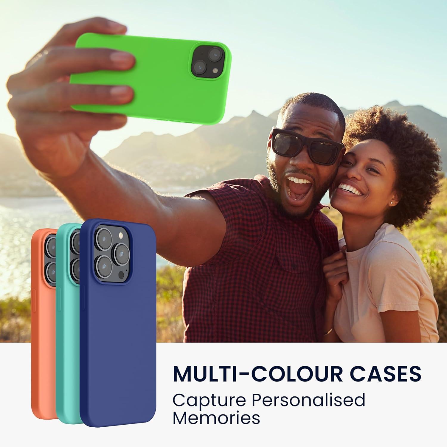 KW iPhone 15 Θήκη Σιλικόνης Rubberized TPU - Lime Green - 61953.159