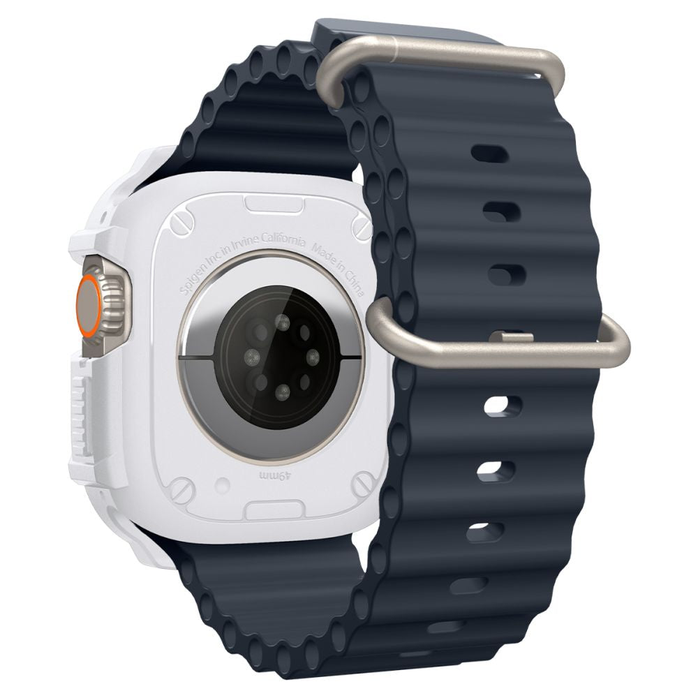 Spigen Θήκη Apple Watch Ultra (1/2/3) - 49mm Rugged Armor - White
