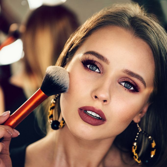 Relaxdays Περιστρεφόμενη Βάση Αποθήκευσης και Οργάνωσης Καλλυντικών από Bamboo - Natural - 4052025227654