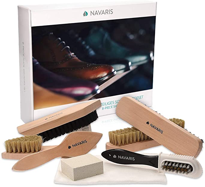 Navaris Σετ 8 Τεμαχίων Περιποίησης Παπουτσιών - Brown - 45119.01