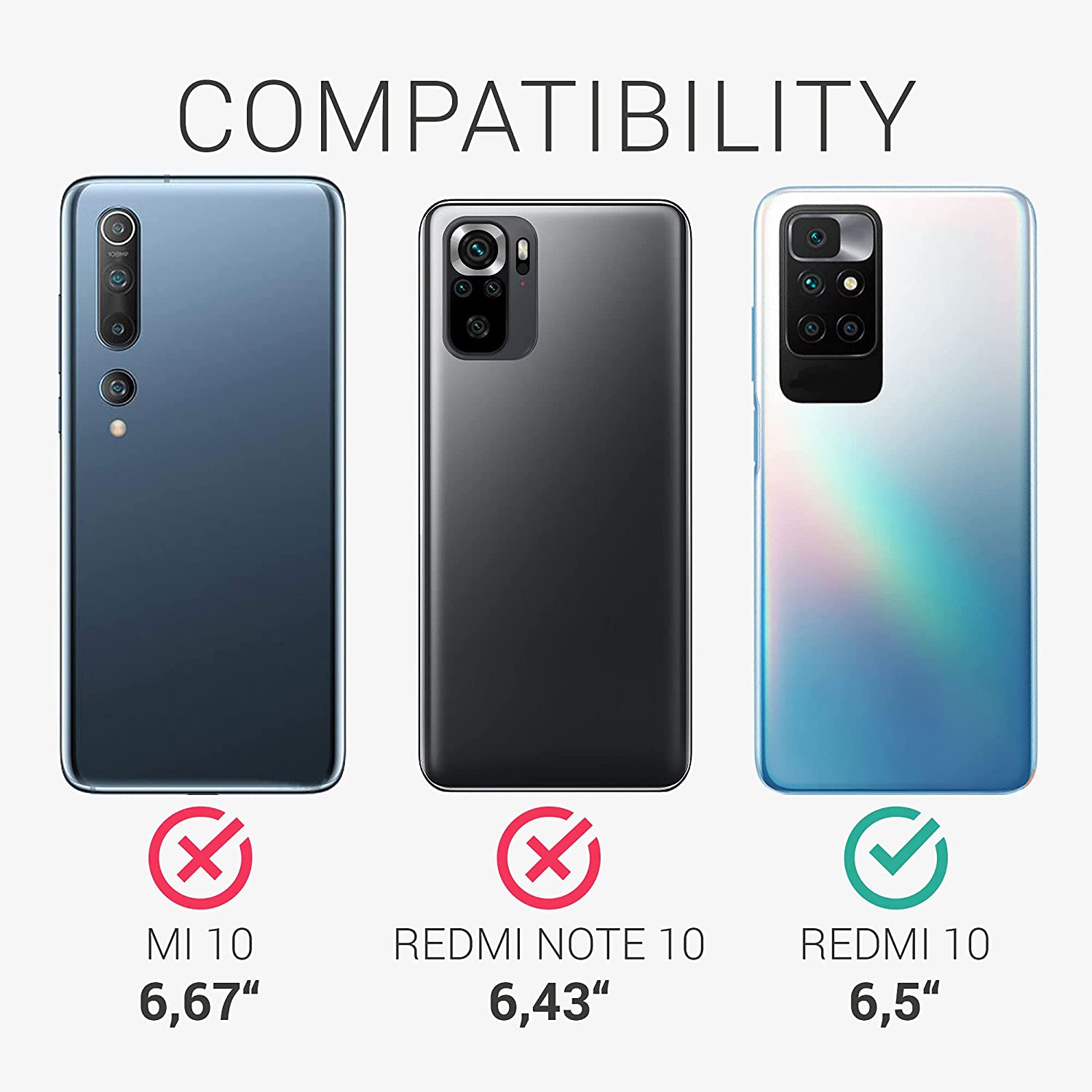 KW Xiaomi Redmi 10 Θήκη Σιλικόνης TPU - Διάφανη - 56152.03