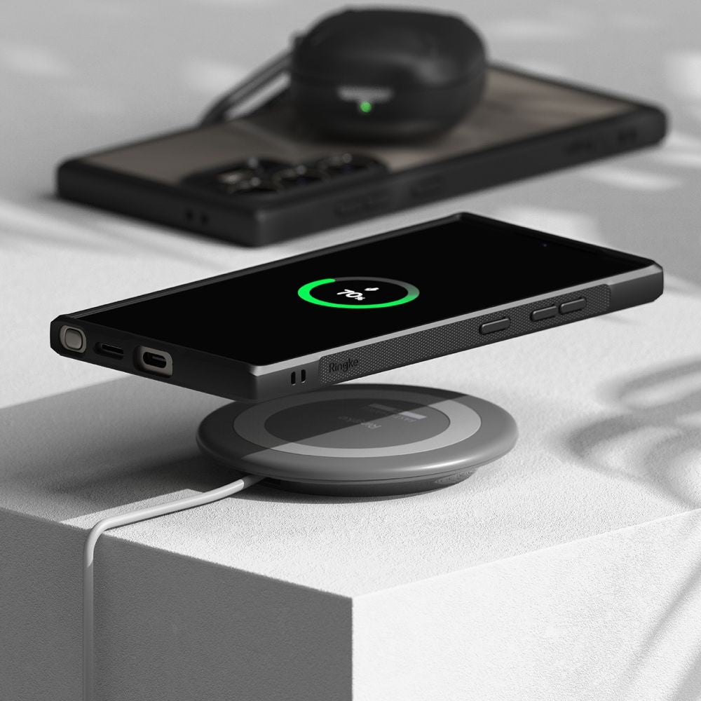 Ringke Samsung Galaxy S24 Ultra Fusion Bold Σκληρή Θήκη με Πλαίσιο Σιλικόνης - Black / Διάφανη