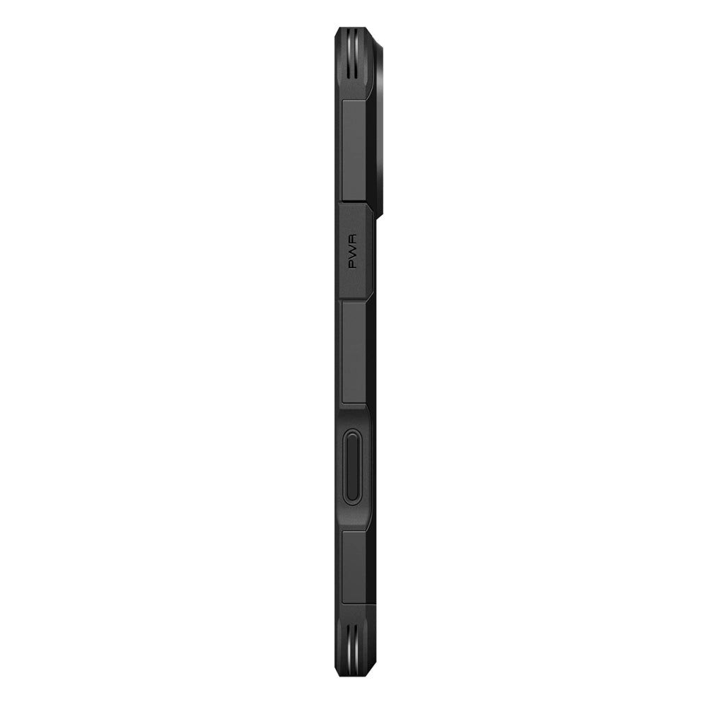 Spigen iPhone 17 Pro - Tough Armor T Mag - MagSafe Σκληρή Θήκη με Πλαίσιο Σιλικόνης και Σταντ - Black