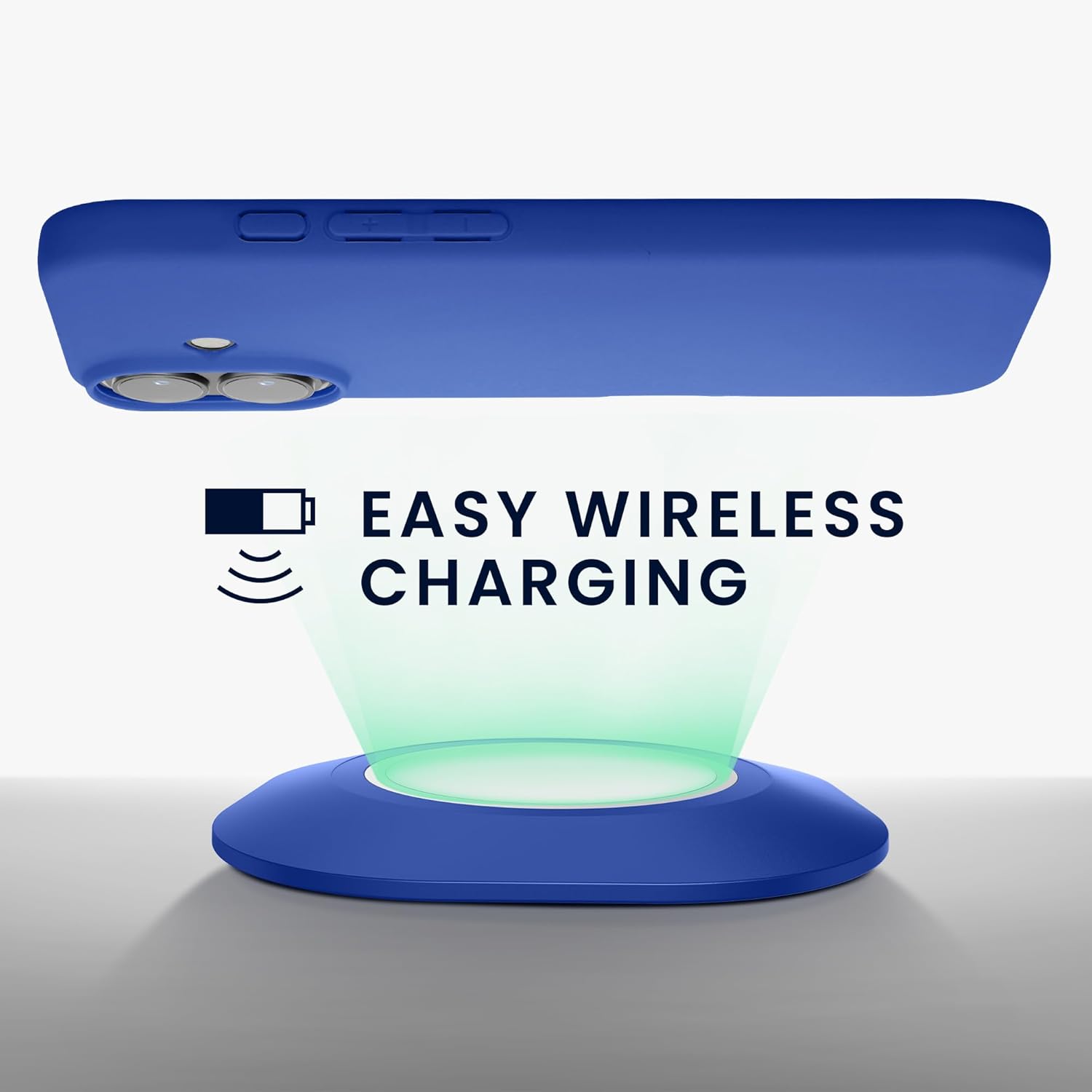 KW iPhone 16 Λεπτή Θήκη Σιλικόνης TPU - Baltic Blue