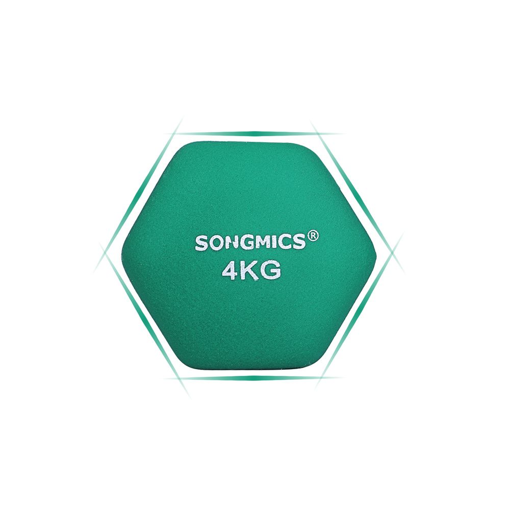Songmics Σετ με 2 Βαράκια - 4 Kg - Green - SYL68GN