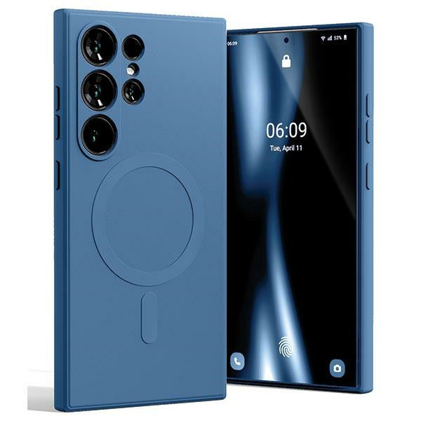 Mercury Samsung Galaxy S24 Ultra Semi-Silicone Magsafe Θήκη Σιλικόνης TPU - Blue