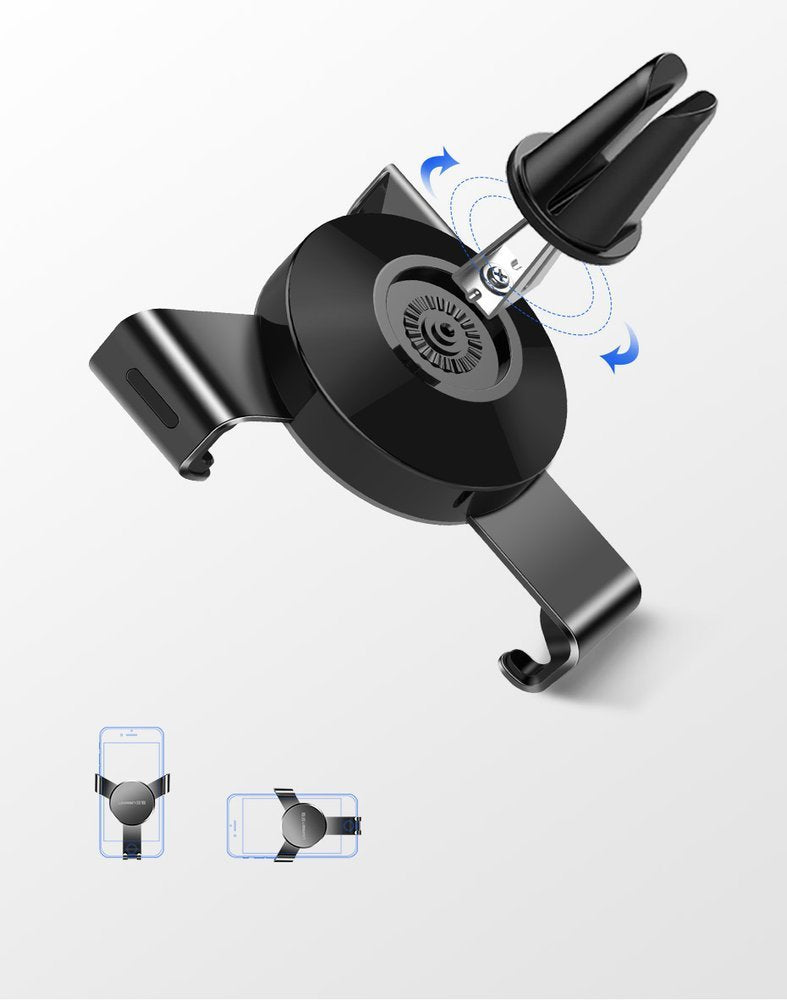 Ugreen Gravity Air Vent Mobile Holder - Universal Βάση Αυτοκινήτου Αεραγωγού - Grey