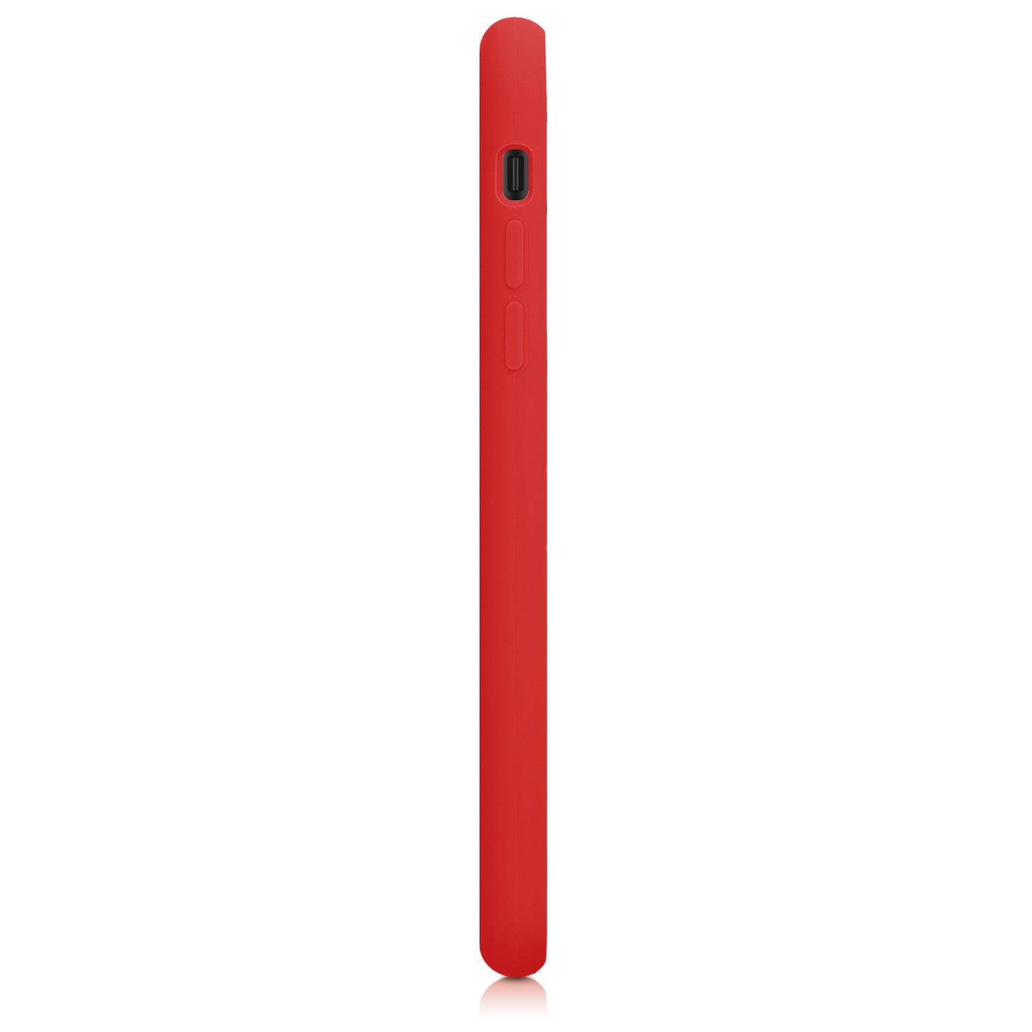 KW iPhone 11 Θήκη Σιλικόνης Rubber TPU - Red - 49724.09