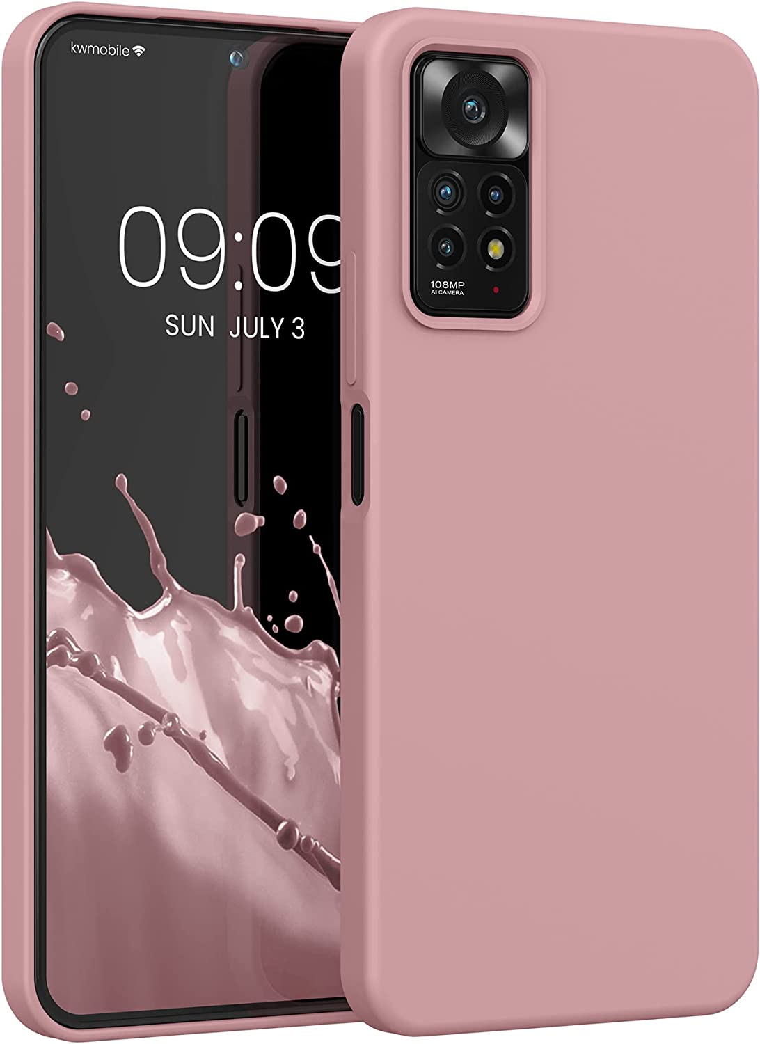 KW Xiaomi Redmi Note 11 Pro / Note 11 Pro 5G Θήκη Σιλικόνης Rubberized TPU - Winter Rose - 57373.193