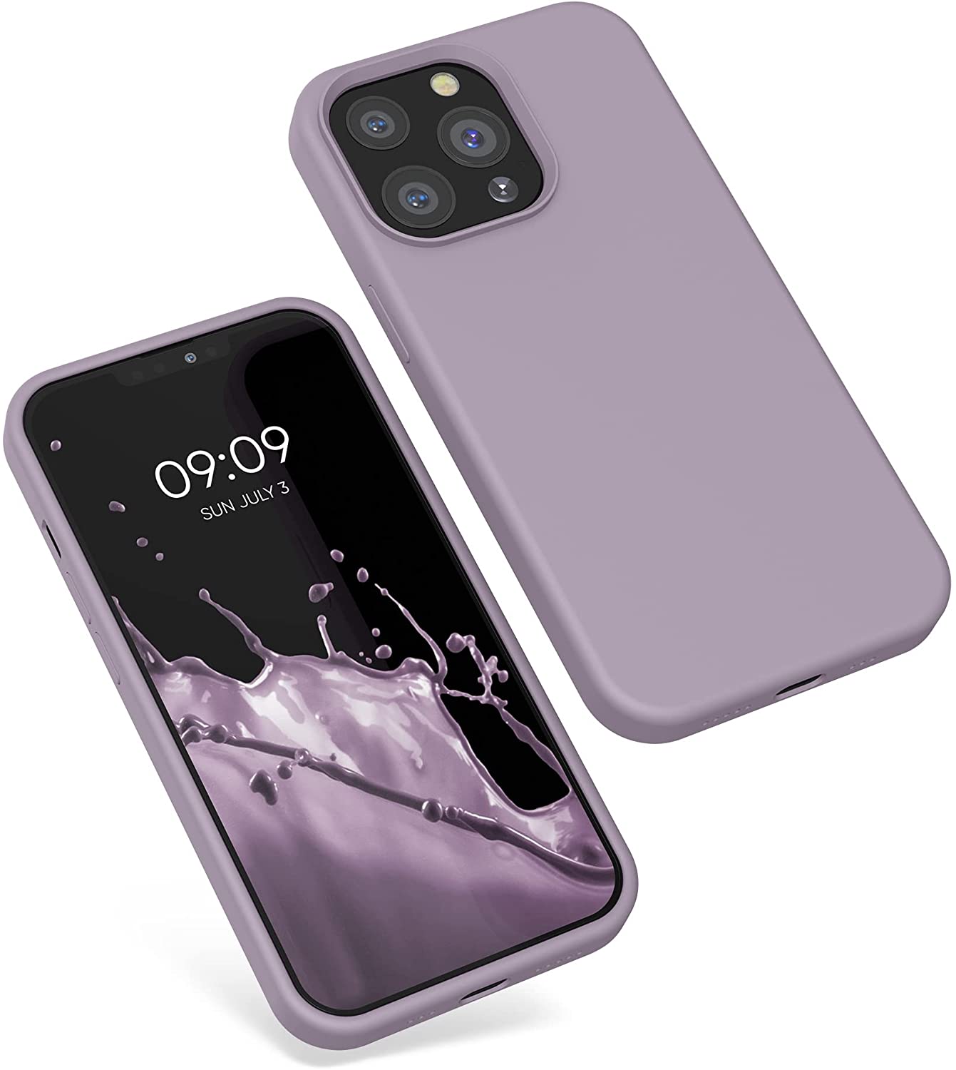 KW iPhone 13 Pro Θήκη Σιλικόνης Rubberized TPU - Purple Cloud - 55880.192