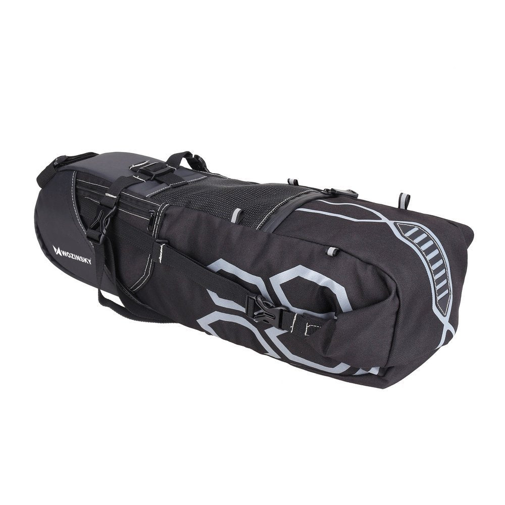 Wozinsky Bike Saddle Bag - Τσάντα Αποθήκευσης για Σέλα Ποδηλάτων 12L - Black - WBB9BK