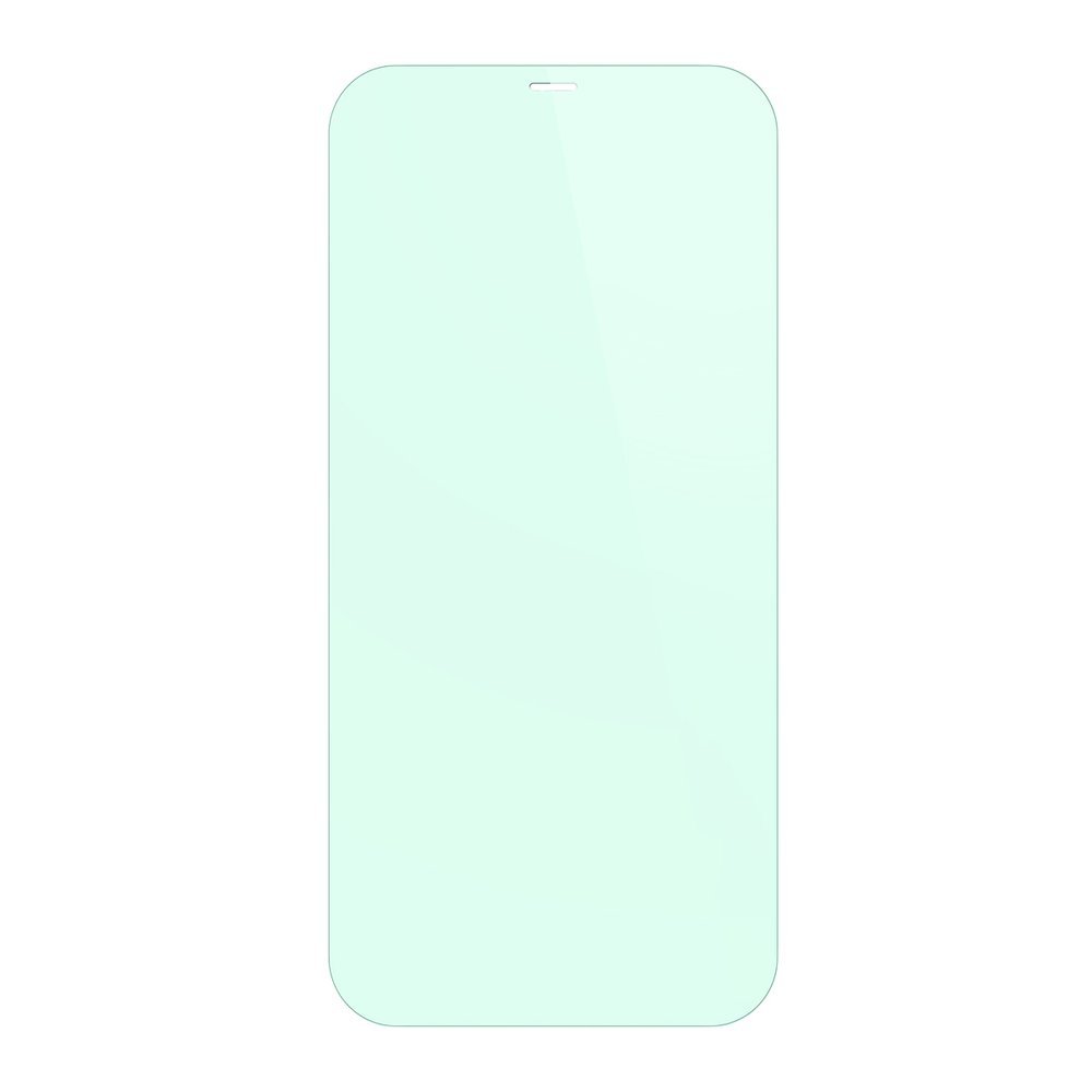Baseus iPhone 12 Pro Max 0.3mm Eye Protection Full Screen Αντιχαρακτικό Γυαλί Οθόνης - 2 Τεμάχια - Green Light - SSGAPIPH67N-LP02