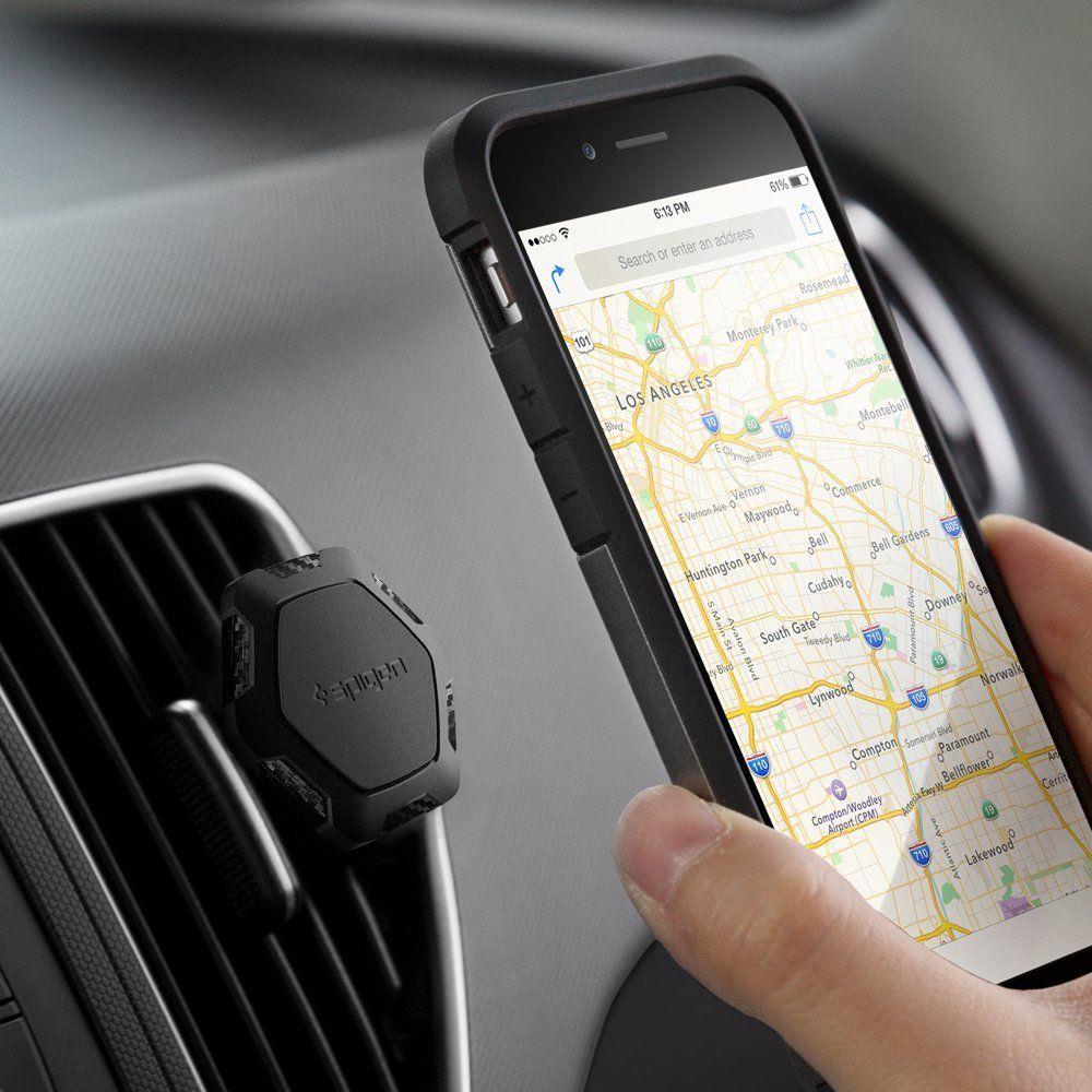 Spigen QS11 Air Vent Magnetic Car Mount Holder Βάση Αυτοκινήτου Αεραγωγού - Black