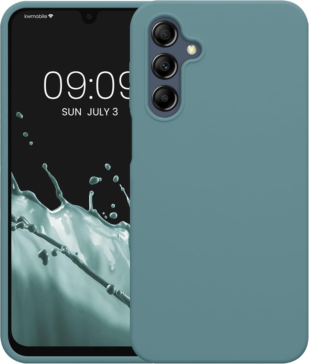 KW Samsung Galaxy A16 4G / A16 5G Θήκη Σιλικόνης Rubberized TPU - Arctic Night