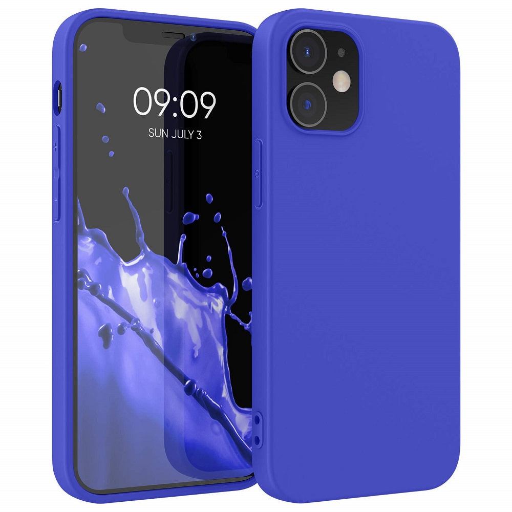 KW iPhone 12 / iPhone 12 Pro Θήκη Σιλικόνης TPU - Royal Blue - 53938.134