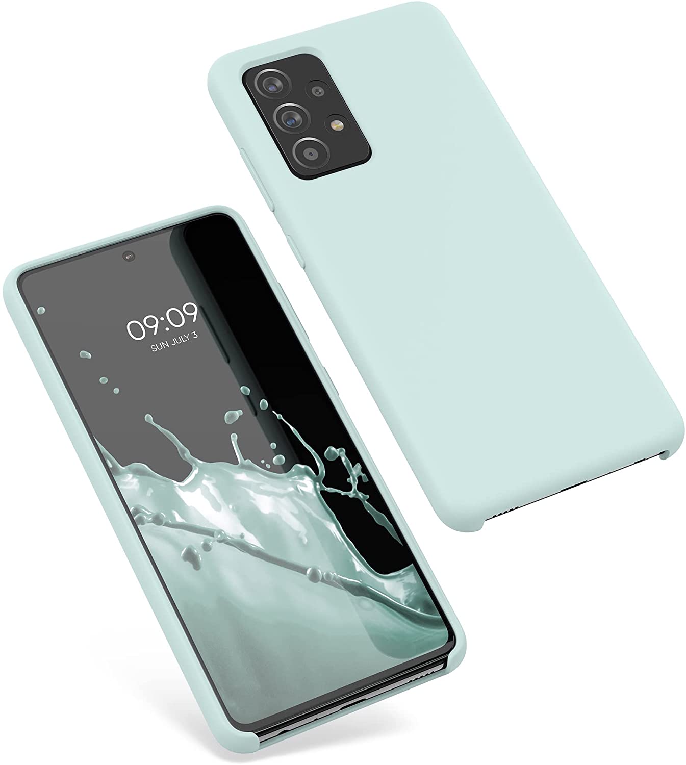 KW Samsung Galaxy A52 / A52 5G / A52s 5G Θήκη Σιλικόνης Rubber TPU - Frosty Mint - 54347.200 - likebrands.gr