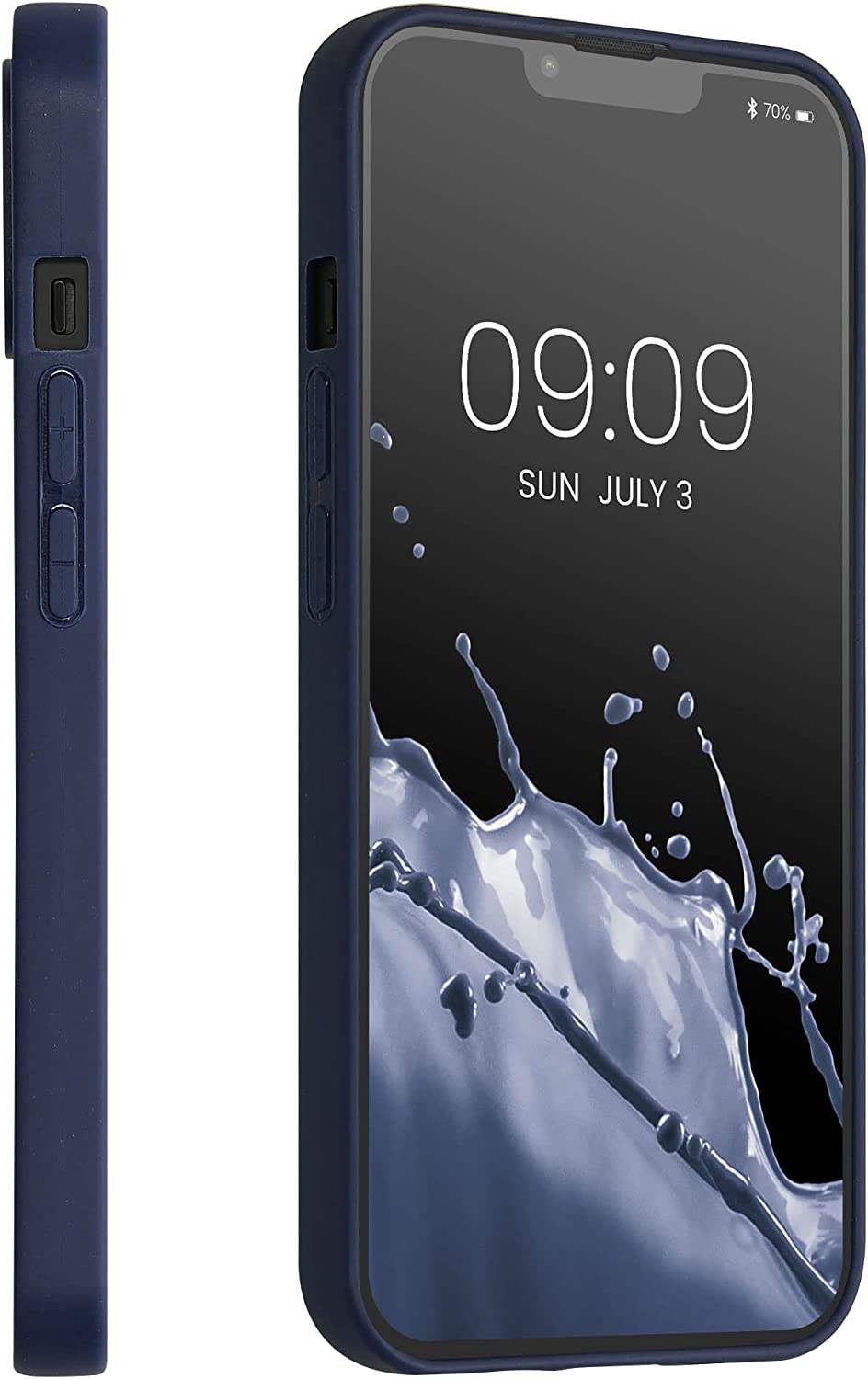 Kalibri iPhone 14 Θήκη Σιλικόνης TPU με Ανακυκλώσιμο και Βιοδιασπώμενο Υλικό - Dark Blue - 59217.17