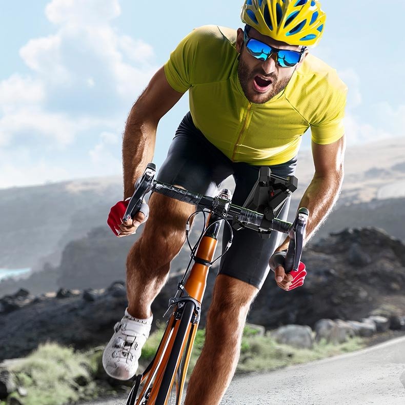 Ugreen 60989 Bike Mount Universal Βάση Κινητού για Ποδήλατο - Black